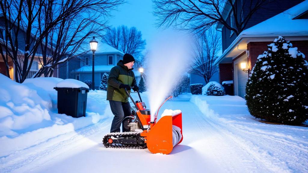 Driveway Blowing